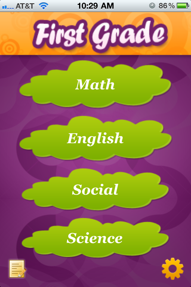 First Grade ~Math, Eng, Sci & Soc - Educational App